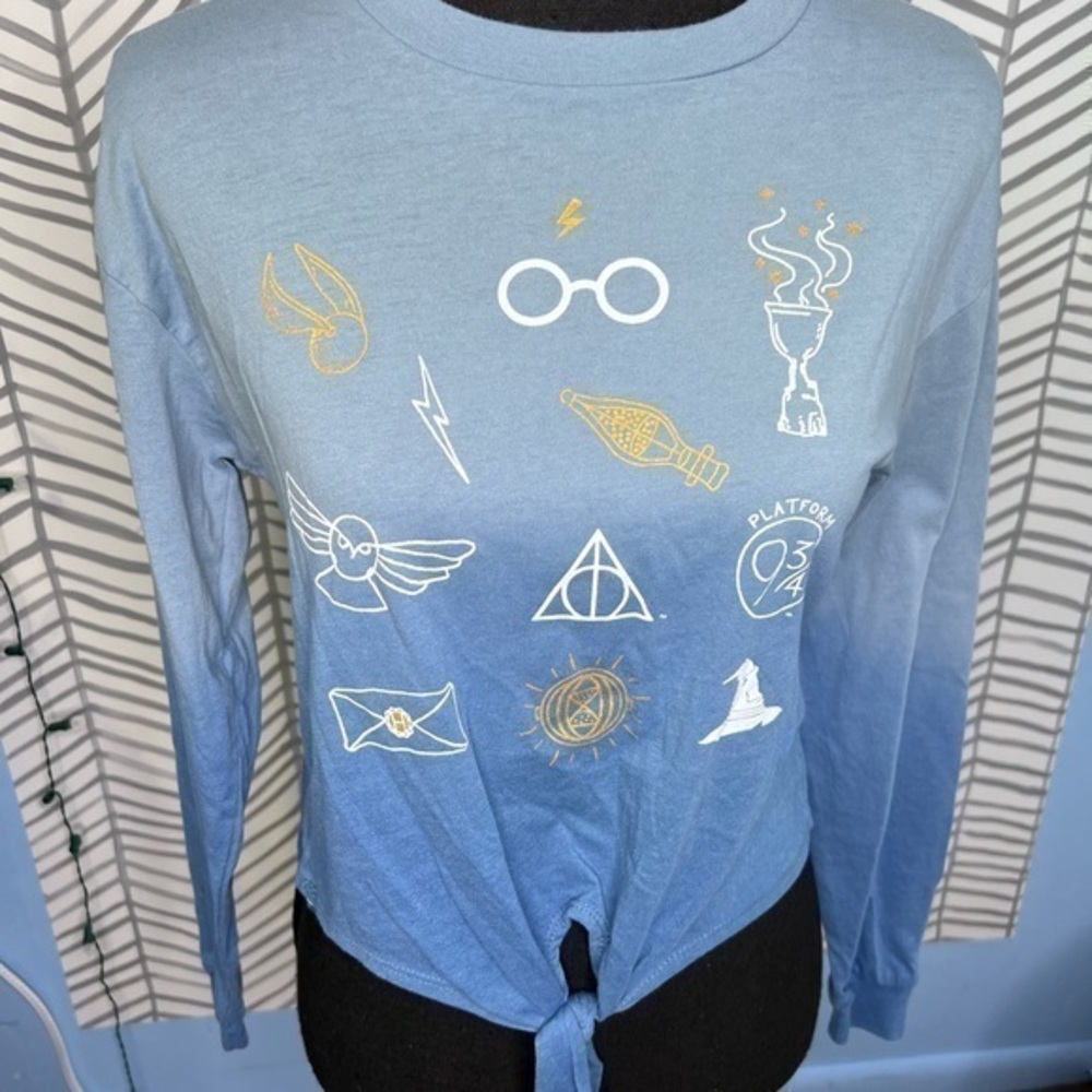 Warner Bros. Blue Long Sleeve Tee